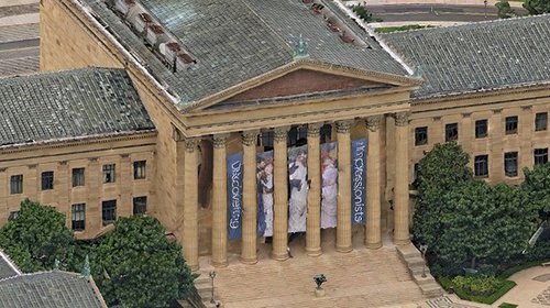 Modeling Philadelphia for the Pope's visit